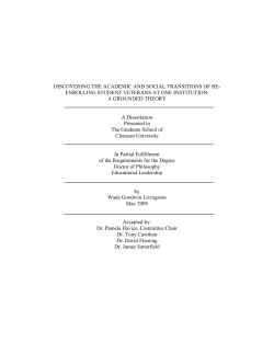 Discovering the academic and social transitions of re