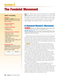 The Feminist Movement