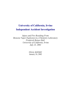 UCI Major Lab Fire
