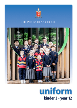 uniform - The Peninsula School