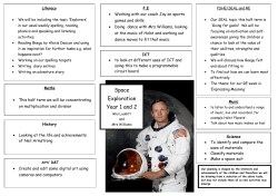 Space Exploration Year 1 and 2