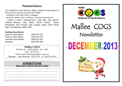 Mallee COGS - Southern Mallee District Council