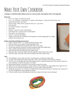 Make Your Own Cookbook Craft for Children