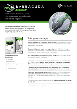 Principaux avantages