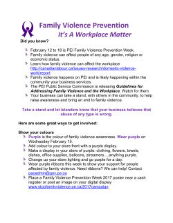 Family Violence Prevention