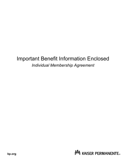 Important Benefit Information Enclosed
