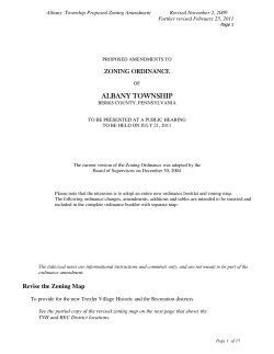 albany township albany township
