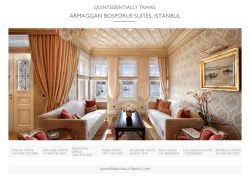 ARMAGGAN BOSPORUS SUITES, ISTANBUL