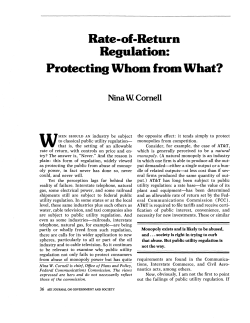 Rate-of-Return Protecting Whom from What?