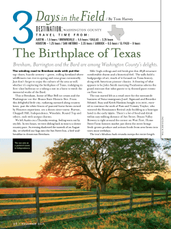 The Birthplace of Texas - wheretexasbecametexas.org