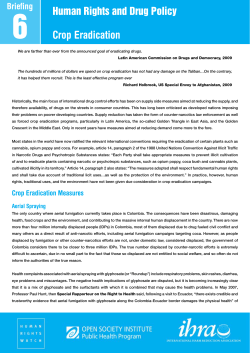 Crop Eradication