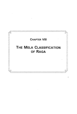 The Mela Classification of Raga
