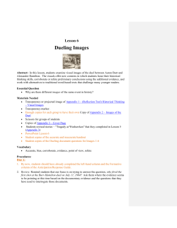 Lesson 6 Dueling Images - Teaching American History: Freedom
