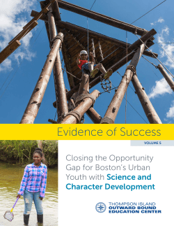 Read Full Report - Thompson Island Outward Bound