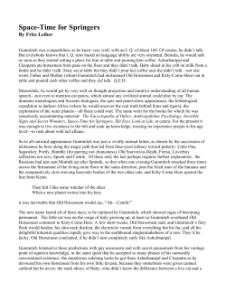 Space-Time for Springers