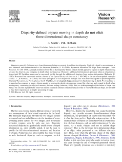 Disparity-defined objects moving in depth do not elicit