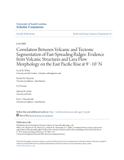 Correlation Between Volcanic and Tectonic Segmentation of Fast