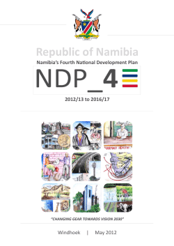 Republic of Namibia - National Planning Commission