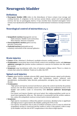 Neurogenic bladder