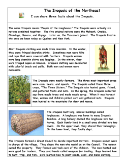The Iroquois of the Northeast