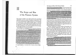 The Scope and Bias of the Pressure System