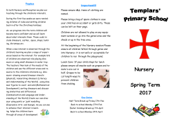 Spring - Templars` Primary School
