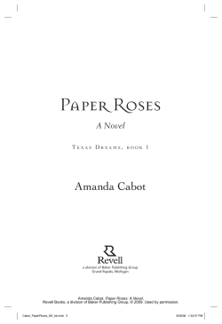 Paper Roses - Amanda Cabot