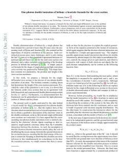 One-photon double ionization of helium: a heuristic formula for the
