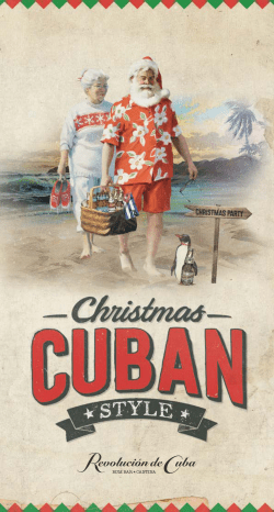 the perfect place for your christmas fiesta. bring a ray of cuban