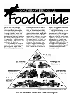 Northeast Regional Food Guide