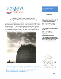 Check out the attached April newsletter from the National Archives at
