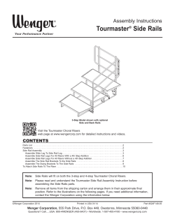 Side Rails Assembly Instructions
