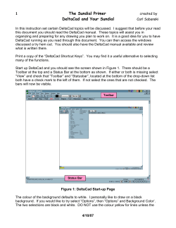 DeltaCad and Your Sundial