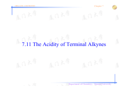 Chapter 7 Alkenes and Alkynes I: Properties and Synthesis