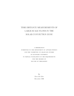 TIME-DISTANCE MEASUREMENTS OF LARGE