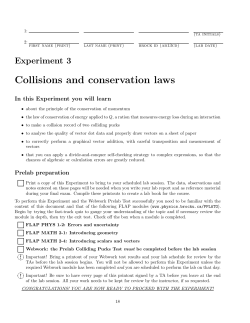 Collisions and conservation laws