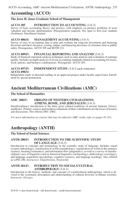 Courses of Instruction