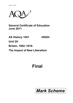 Britain, 1902&ndash;1918: The Impact of New Liberalism