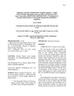 FEDERAL TRADE COMMISSION, Plaintiff