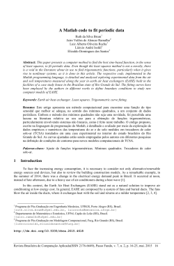 A Matlab code to fit periodic data - Sistema Eletr&ocirc;nico de Editora&ccedil;&atilde;o