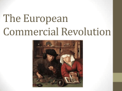 The European Commercial Revolution
