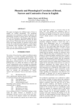 Full Paper - International Phonetic Association