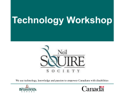 Assistive Technology - Learning Disabilities Association of PEI