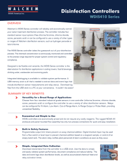 Chlorine Analyzer WDIS400 Brochure