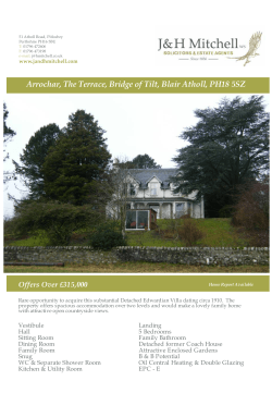 Arrochar, The Terrace, Bridge of Tilt, Blair Atholl, PH18 5SZ