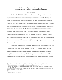 Environmental Defense v. Duke Energy Corp.