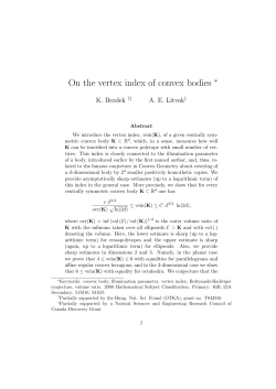 On the vertex index of convex bodies
