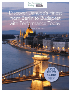 Discover Danube`s Finest - Public Radio Custom Travel