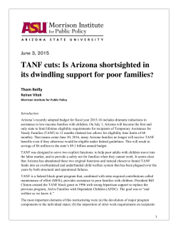 TANF cuts: Is Arizona shortsighted in its dwindling support for poor