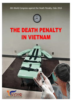 The Death Penalty in Vietnam